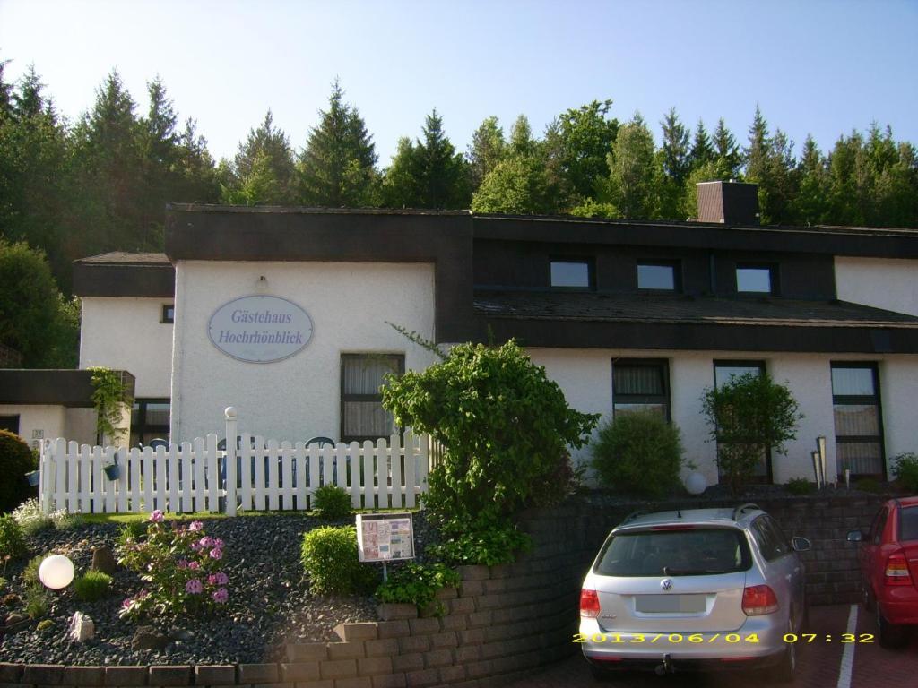 Gaestehaus Hochrhoenblick Schonau an der Brend Exterior photo